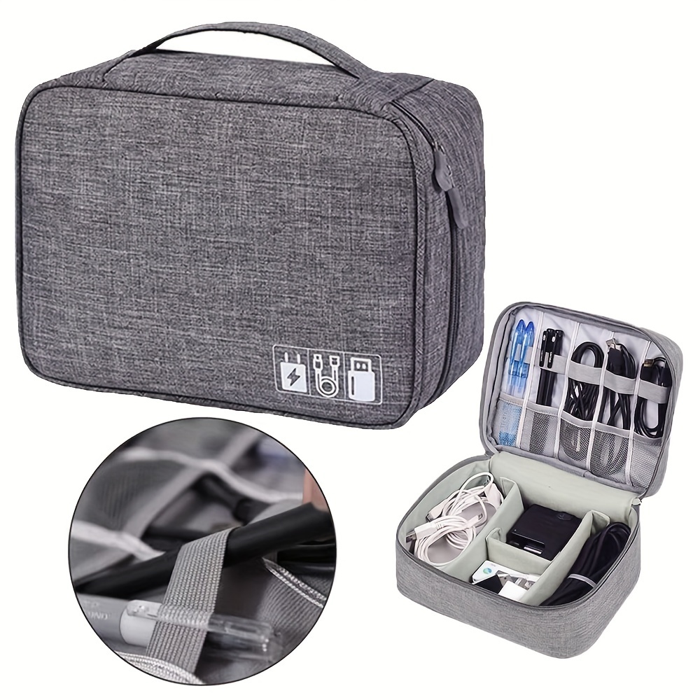 Supplier image showing a gray cable case closed and open with example contents